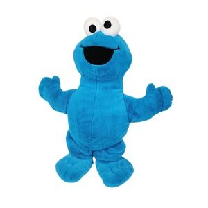 Sesame Street Cookie Monster Plush Stuffed Animal‎ Toy 16 Inches Blue